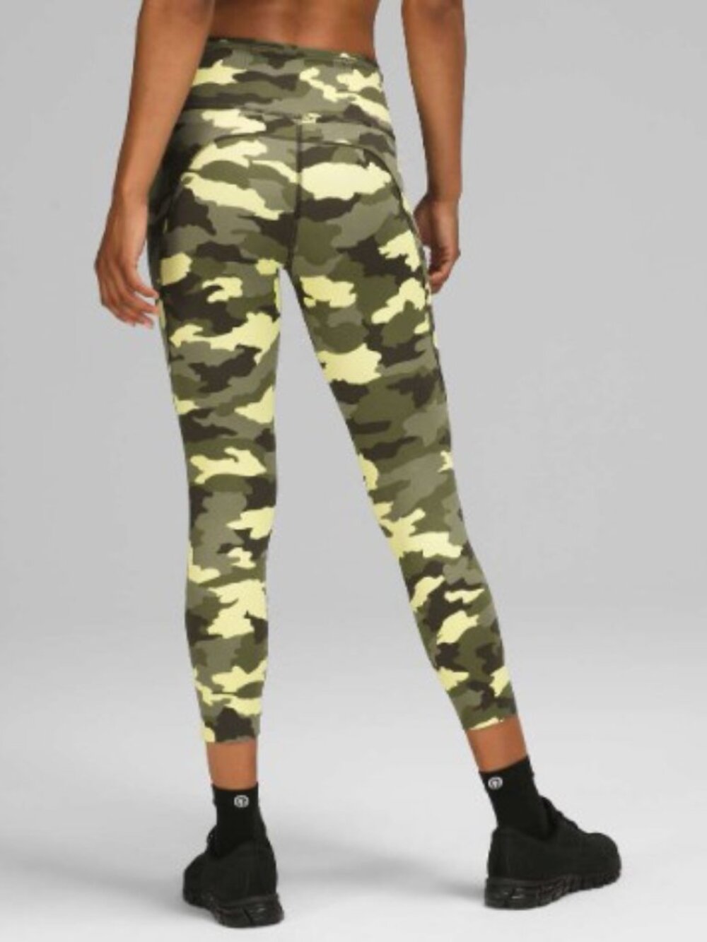 Lululemon Swift Speed High Rise Crop 21 Camo Leggings Size 10 Luxtreme - Picture 15 of 15